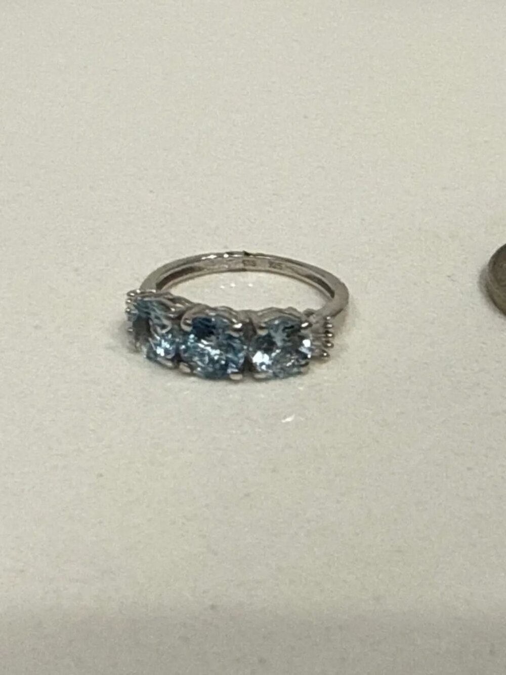 Aquamarine ring